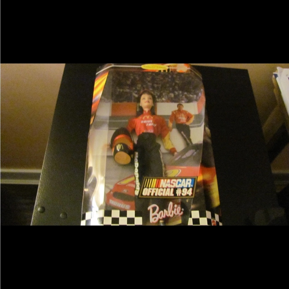 Barbie NASCAR Doll in Red and Black Outfit
